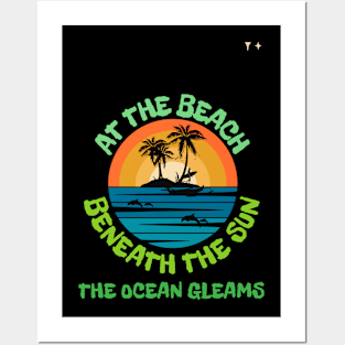 beach lover Posters and Art